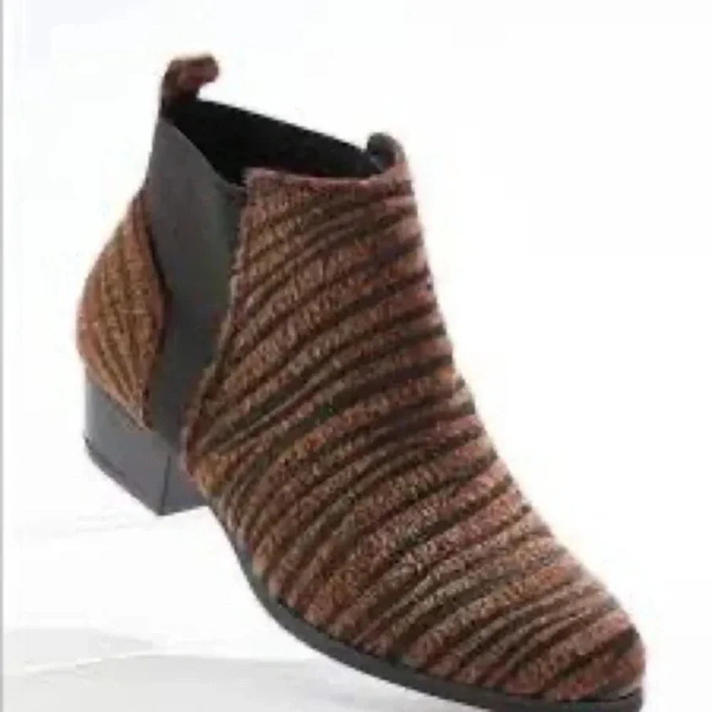Cato | Tiger Stripe Fur Ankle Bootie Various Sizes Available
